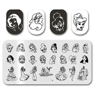 cartoon for nails Stamp plate For DIY Manicure Art Nail Stamping Tool Stamping Plate