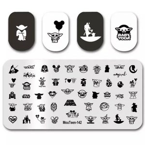 Stars cartoon Stamp plate For DIY Manicure Art Nail Stamping Tool Stamping Plate