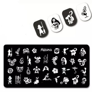 Moana-stempel voor DIY Manicure Art Nagelstempelgereedschap Stempelplaat