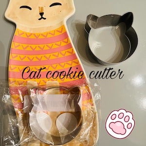 Cat Shaped Cookie Cutter (Biscuit Mold)