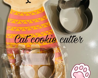Cat Shaped Cookie Cutter (Biscuit Mold)