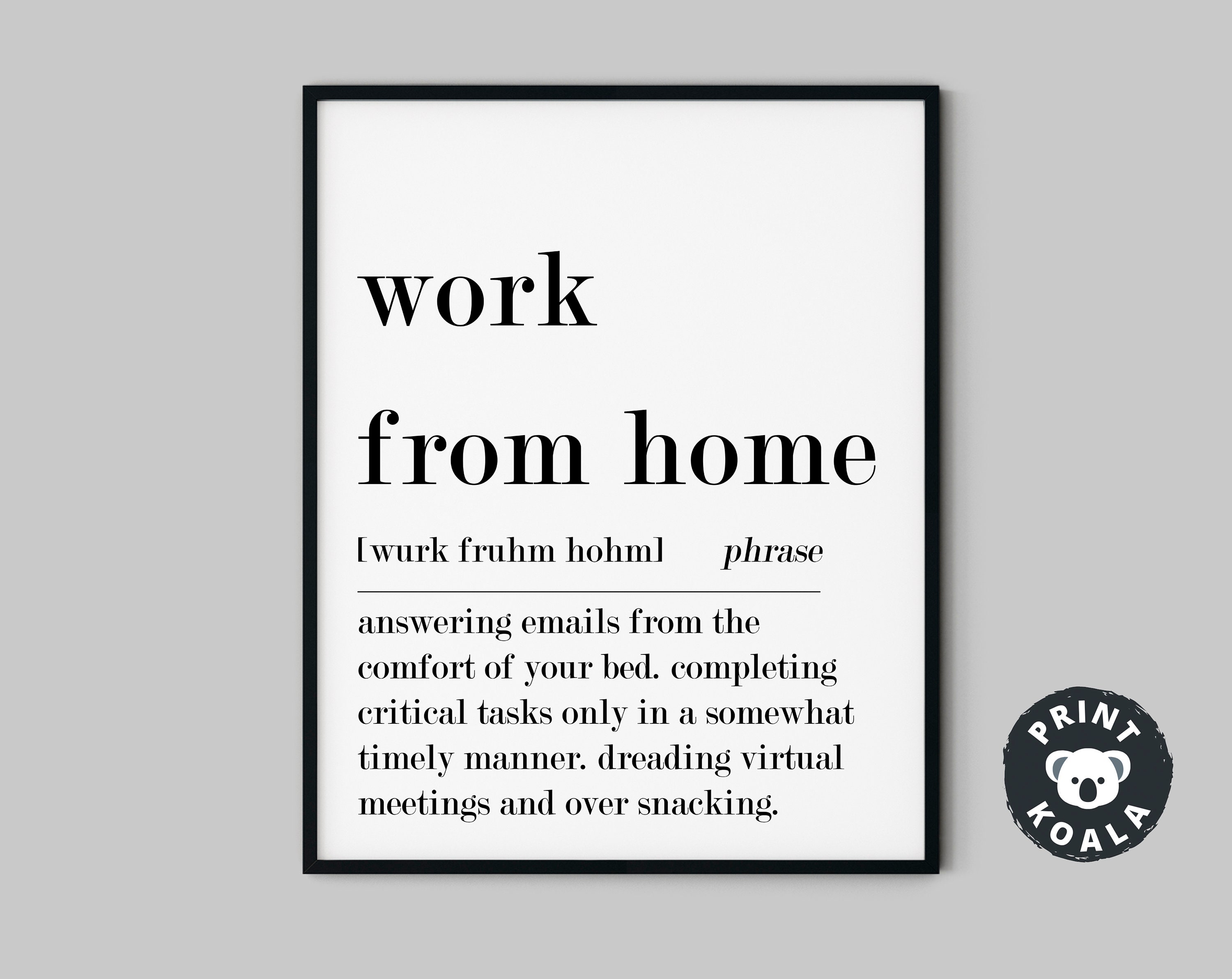 The Office Wall Art Signs WFH Office Wall Decor -  Finland