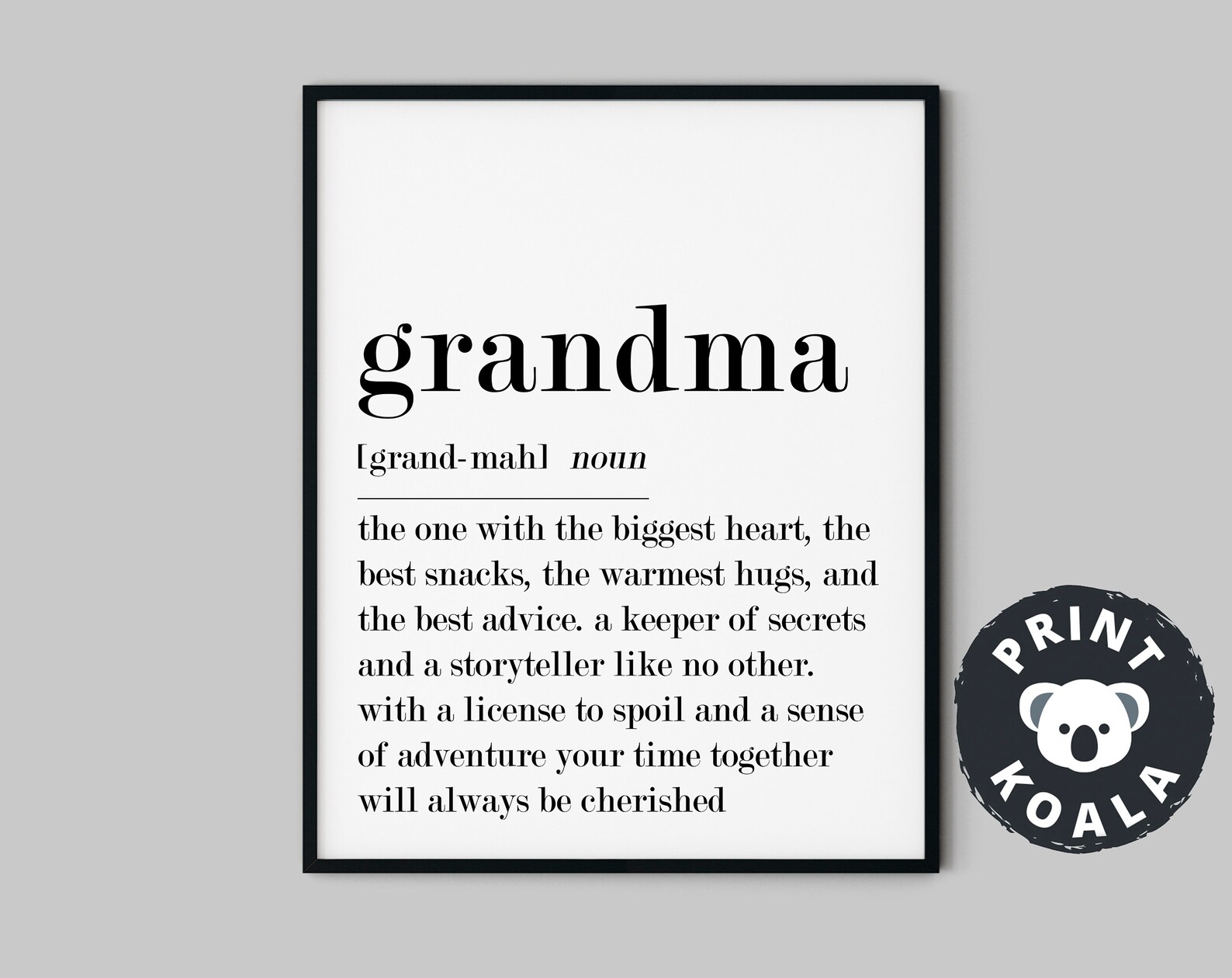 Grandma Definition Gifts for Grandma Grandma Gifts Gifts Etsy UK