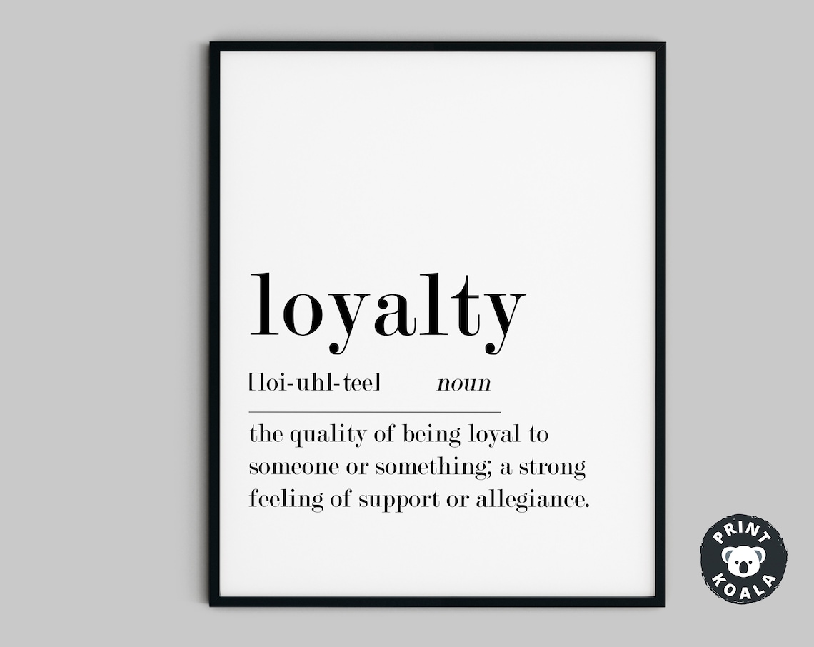 essay definition of loyalty