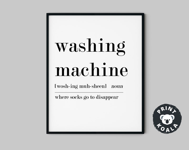 Washing Machine Definition Print Laundry Room Poster Laundry Etsy Washing Machine Definition Print Laundry Room Poster Laundry Etsy