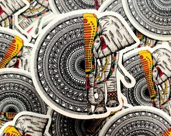 Elephant Mandala Sticker