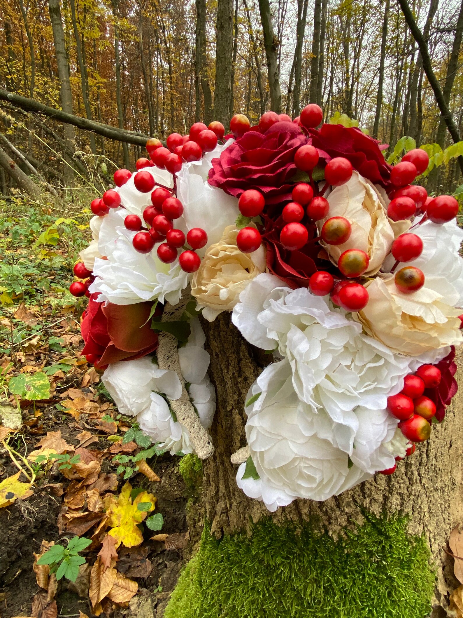 ukrainian flower headpiece
