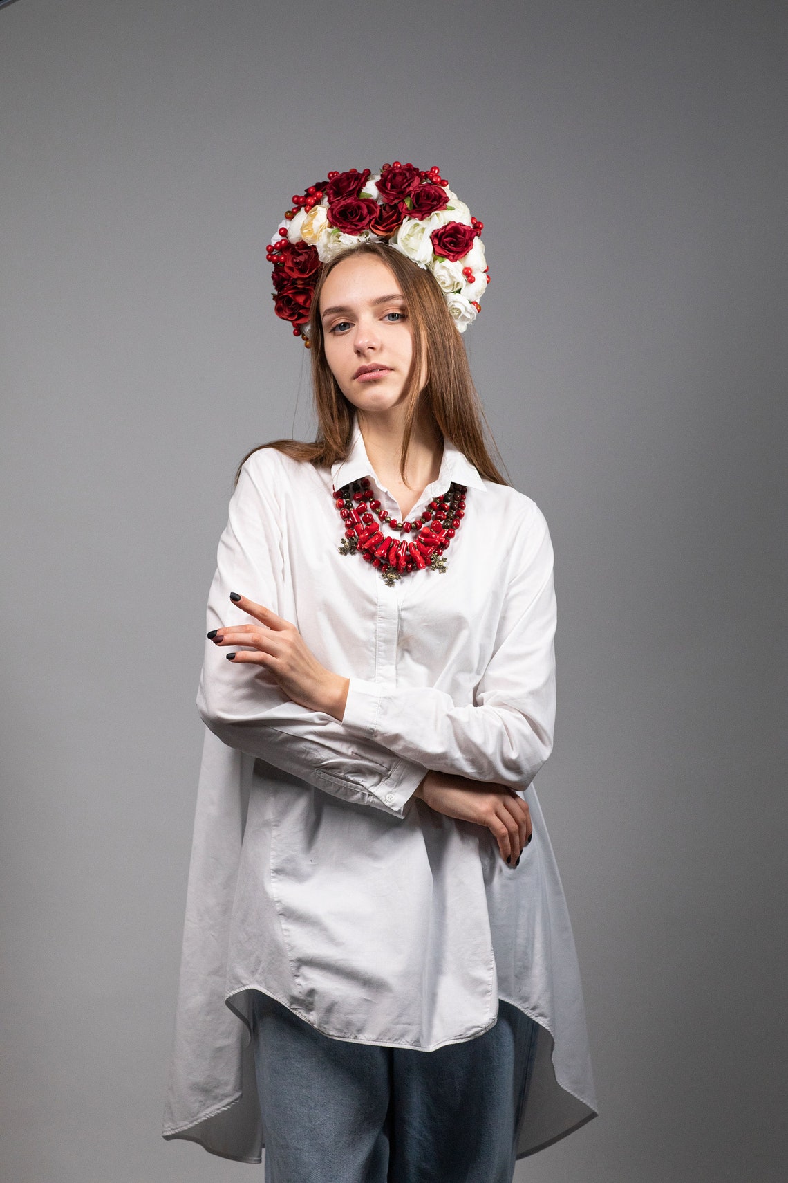 ukrainian wedding headpiece