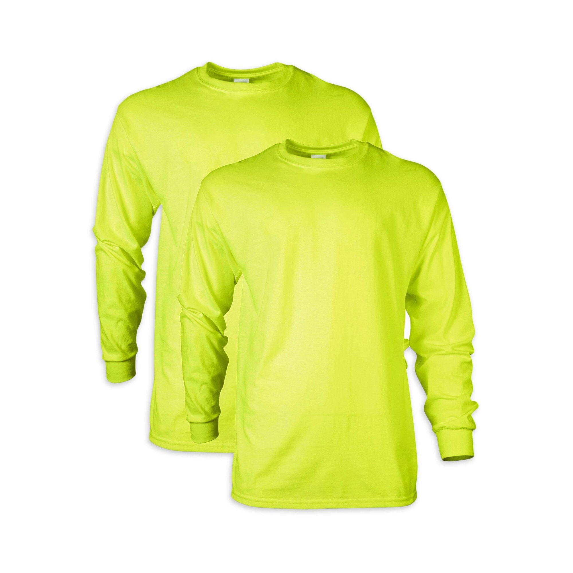 T-shirt a maniche lunghe in cotone pesante per adulti Gildan, stile G5400, confezione da 2 - Italia