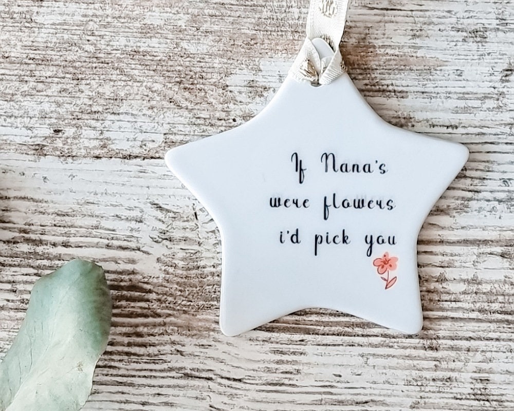 Nan Ceramic Hanging Ceramic Ceramic Gift Gift For Nan Etsy