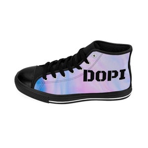 Sneakers for Women Women's High-top Sneakers Fashion sneakers Fashion Design Print paint sneakers US 8