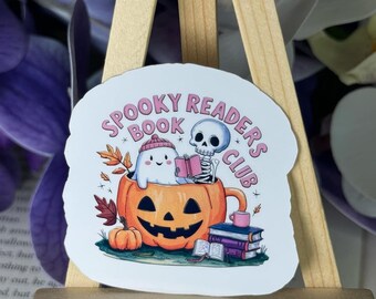 Halloween-sticker Spooky Readers Book Club