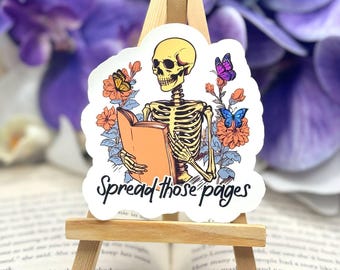Pegatina "Spread Those Pages Smut Book": regalo para amantes de los libros
