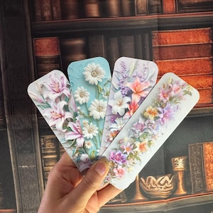 読者のための花のブックマーク - ユリのブックマーク - 本のグッズ - 本のアクセサリー - 春のブックマーク