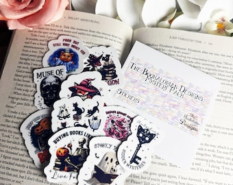 Stickers livres mystères : 10 pièces pour les amoureux des livres