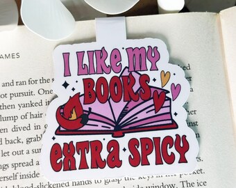 Spicy Books Magnetic Bookmark: Smutty Reader Gift