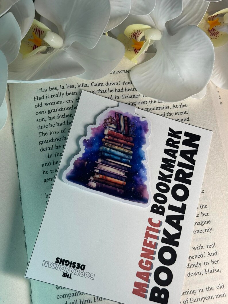 Magical Bookstack Magnetic Bookmark: Book Lover Gift - Etsy