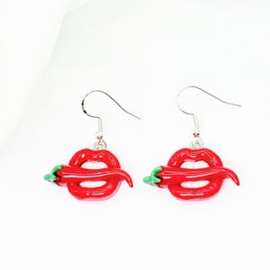 Smut Bookworm bookish earrings 925 Sterling Silver Spicy Book earrings for a book lover 925 silver dangly earrings book jewellery