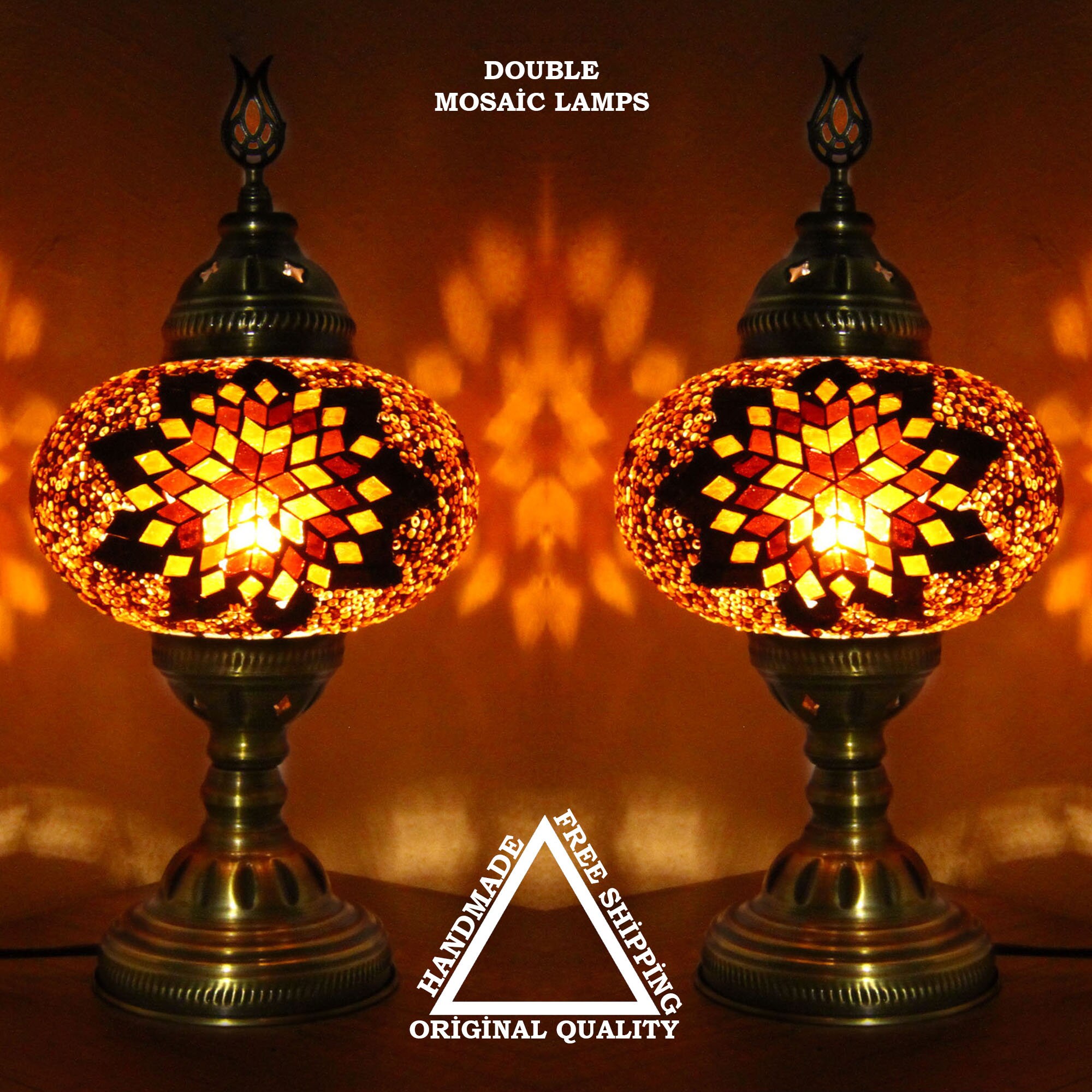 Mosaik-Lampe Mosaik-Licht Mosaik-Licht-Dekor | Etsy