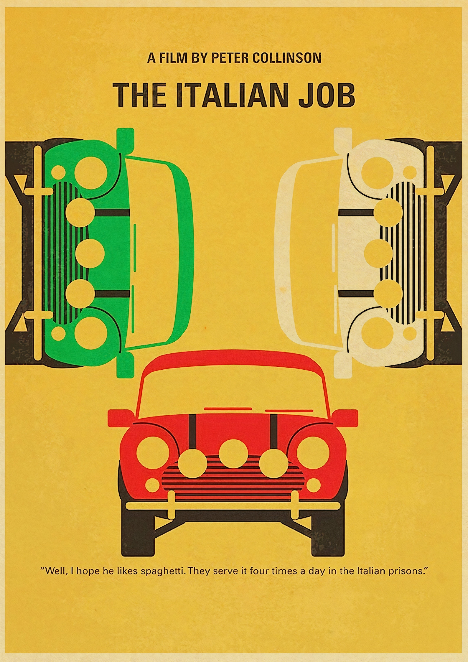 The Italian Job movie poster Original movie Poster Vintage Etsy