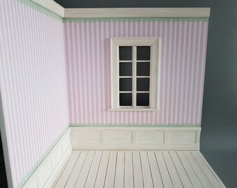 Diorama, dollhouse, room box for 13 inches dolls - Blythe, Pullip, Holala, Dianna Effner Little Darling 13"