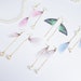 Fairy Wings Pearl Dangle Earring Collection, Enchanted Butterfly Wing Dragonfly Colorful Wings Drop Earring Ear Wire, Fantasy Anime Earrings 