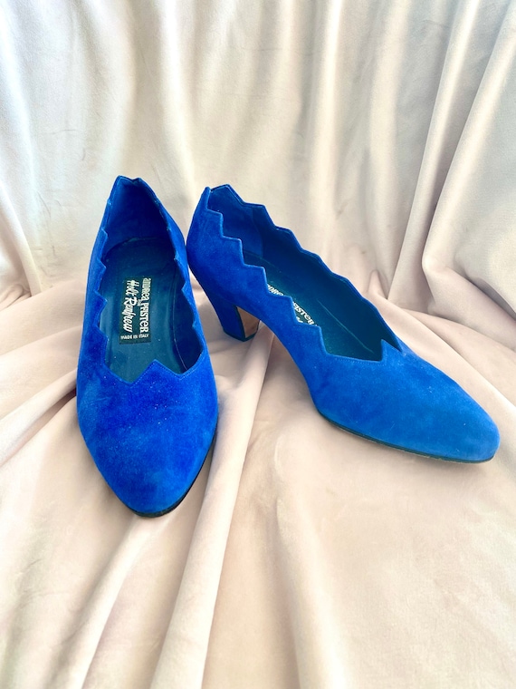 Vintage Suede Pumps Blue Suede Shoes Vintage Shoes Women s Shoes Vintage Suede Shoes Vintage Women s Accessories Vintage Pumps Etsy Canada