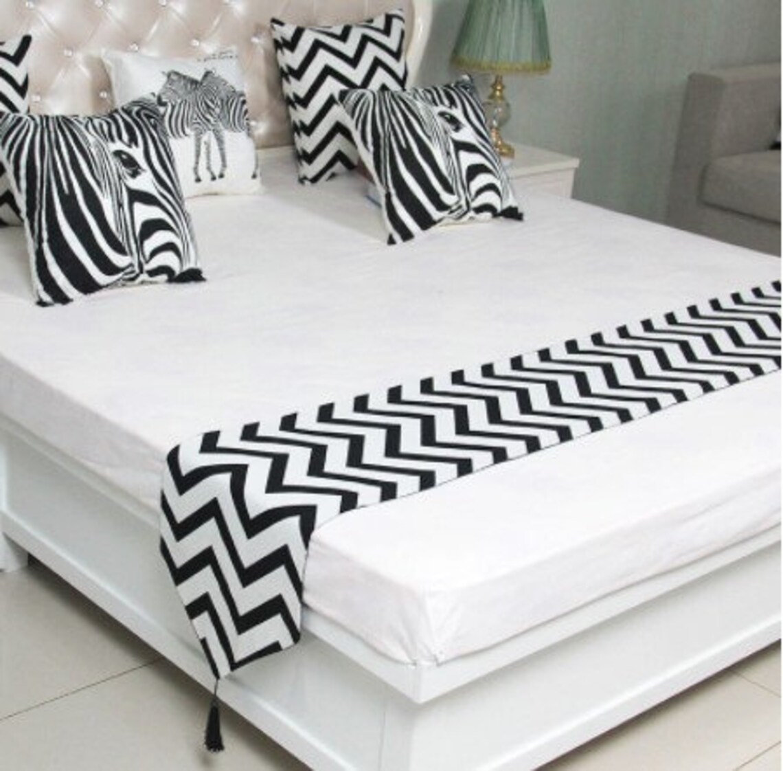 Modern Simple Style Bed Runner Etsy