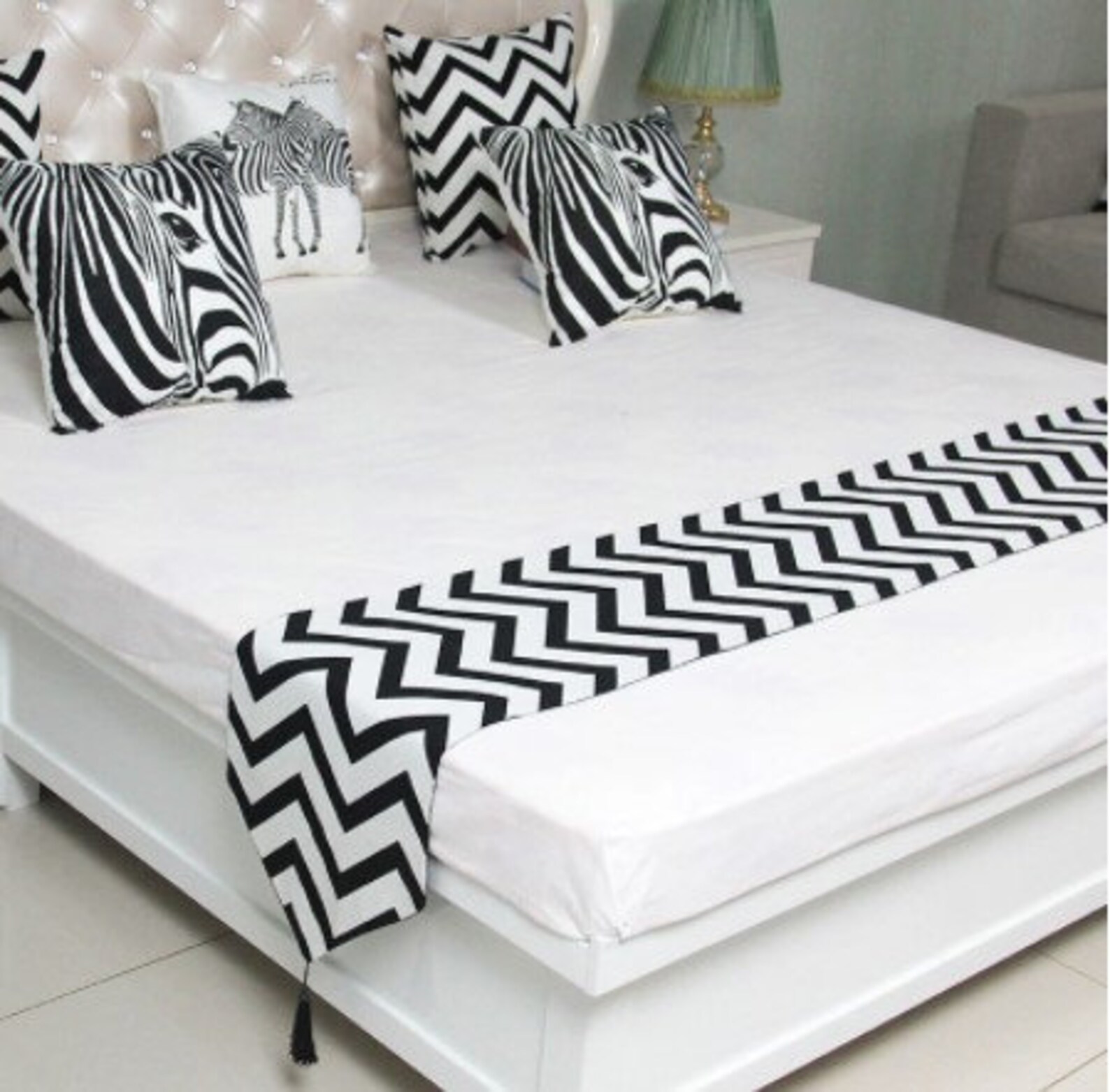 Modern Simple Style Bed Runner Etsy