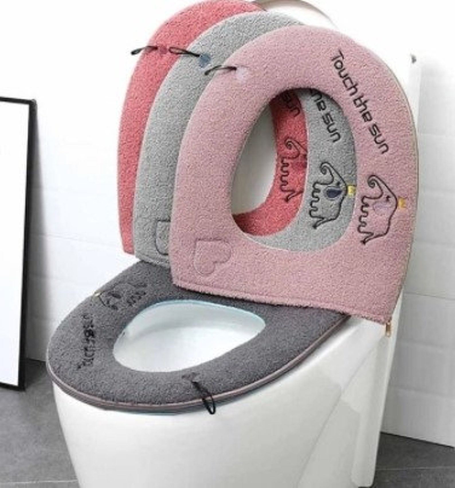 Cosy Winter Plush Toilet Seat Pad Etsy