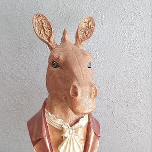 Decorative Zebra Statue, Animal Sculpture, Zebra Sculpture, zebra ornament, Hall Accessories, Art Decor, Animal Decor, Zebra Bust, Home Gift