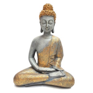Decorative Buddha Statue,  Meditation Mindfulness, Home Decor, Yoga Work Decor, Buddha Figure, Indoor Decoration, Spiritual Gift