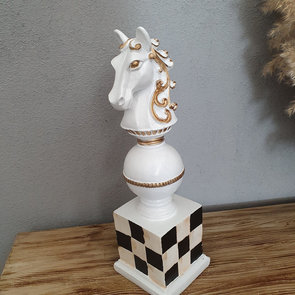 Decorative Chess Piece Statue Large Chess Team Statues3 Etsy UK