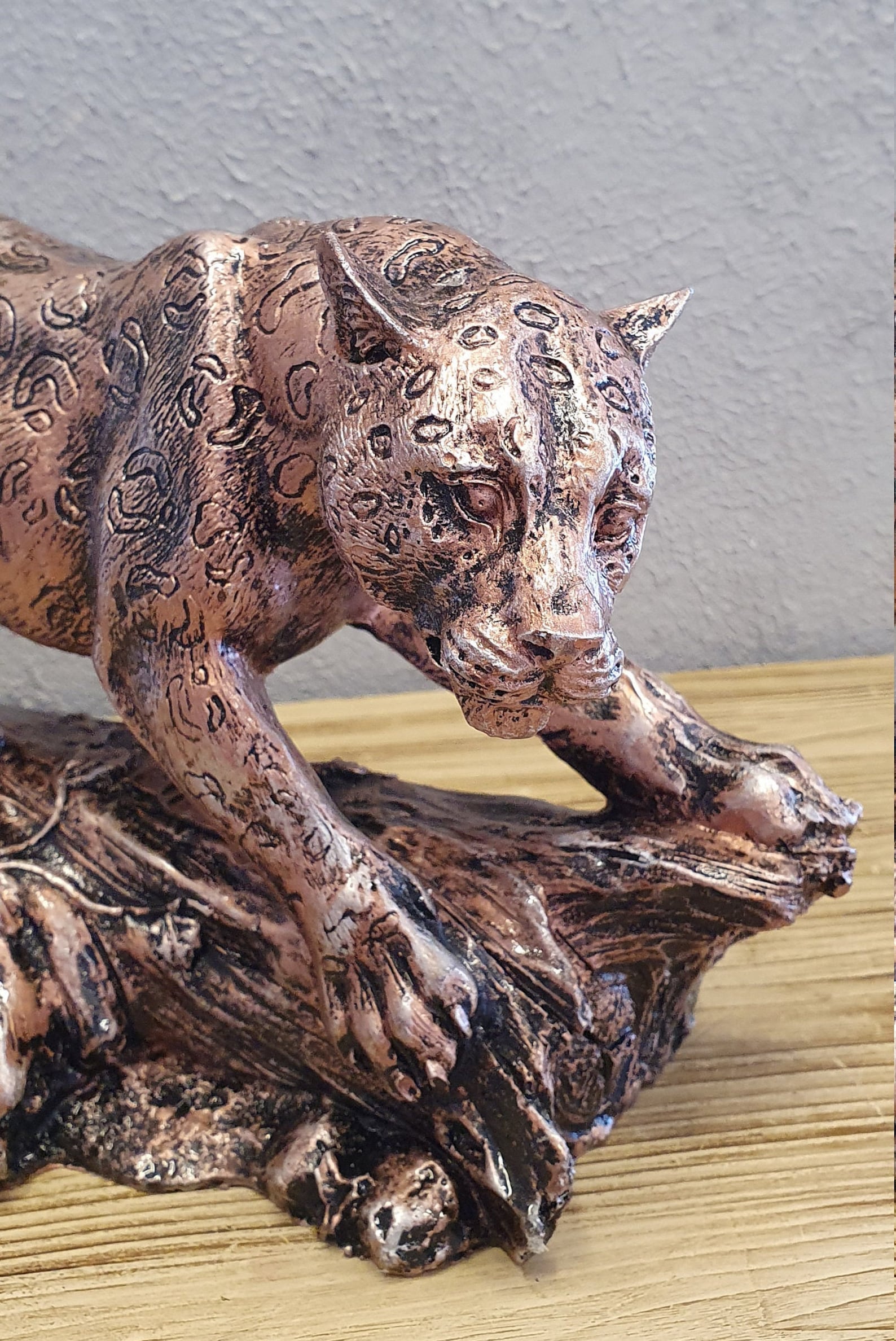 Decorative Jaguar Statue 12.20 Inches Gold Silver and Etsy