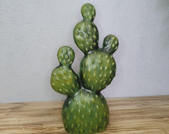 Cactus Flower, Decorative Cactus Trinket, Cactus Lovers, Home Decor, Housewarming gift, Cactus Painting, Indoor Cactus, Office decoration