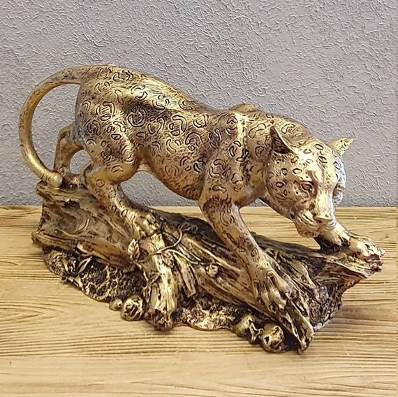 Sitting Cheetah Statue Bronze Cheetah Sculpture Art Deco Bronze Sculpture  Animal Wildlife Sculpture Sitting Jaguar Sculpture Animal Art Deco -   Canada