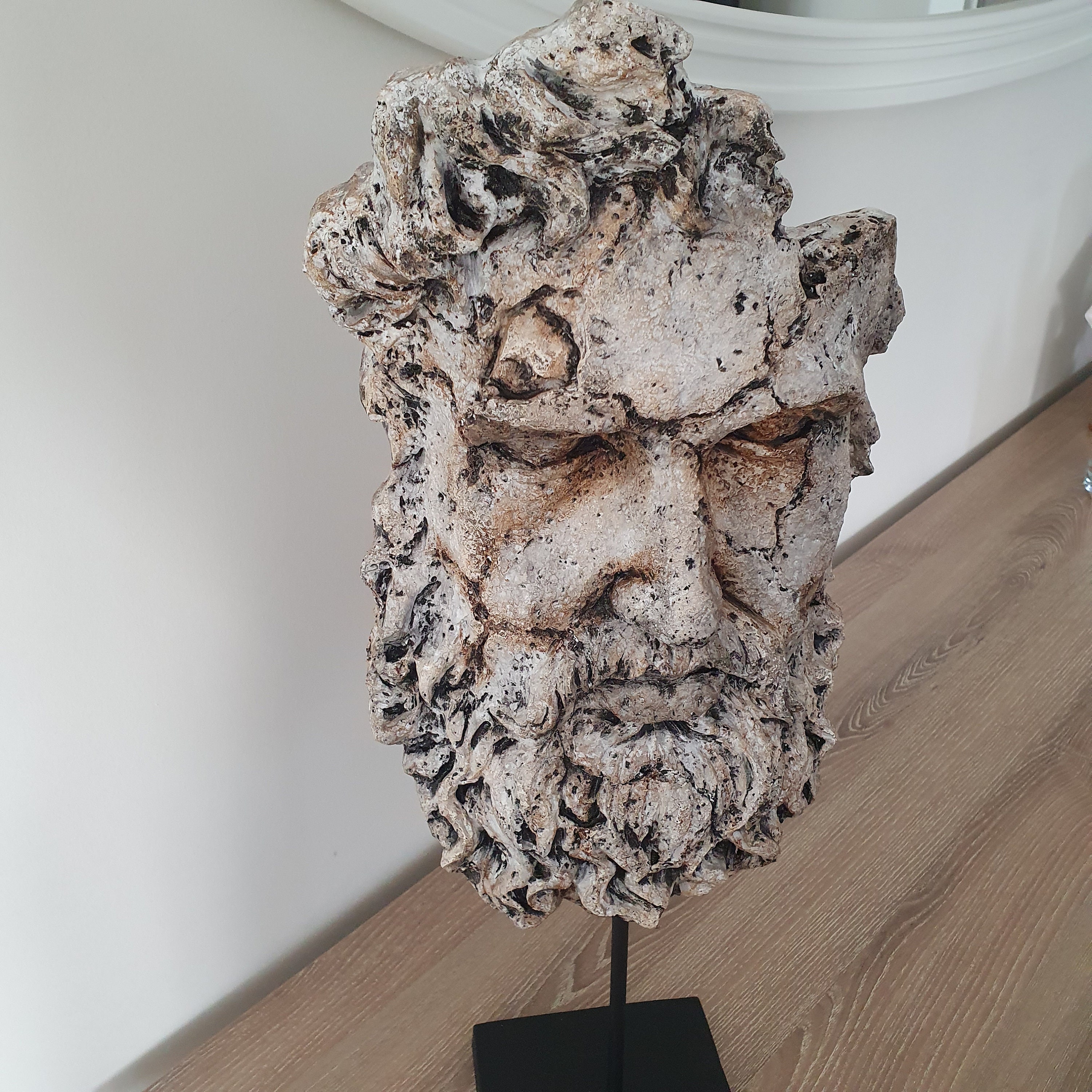 Decorative Giant Zeus Statue Antique Sculpture Greek Etsy