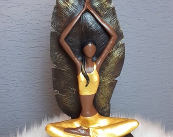 Yoga Woman Statue, Women Yoga Pose Statue, Artistic Objects,Modern Women Yoga Sculpture, Yoga Figures, Namaste Woman Statue, Yoga Sculptures