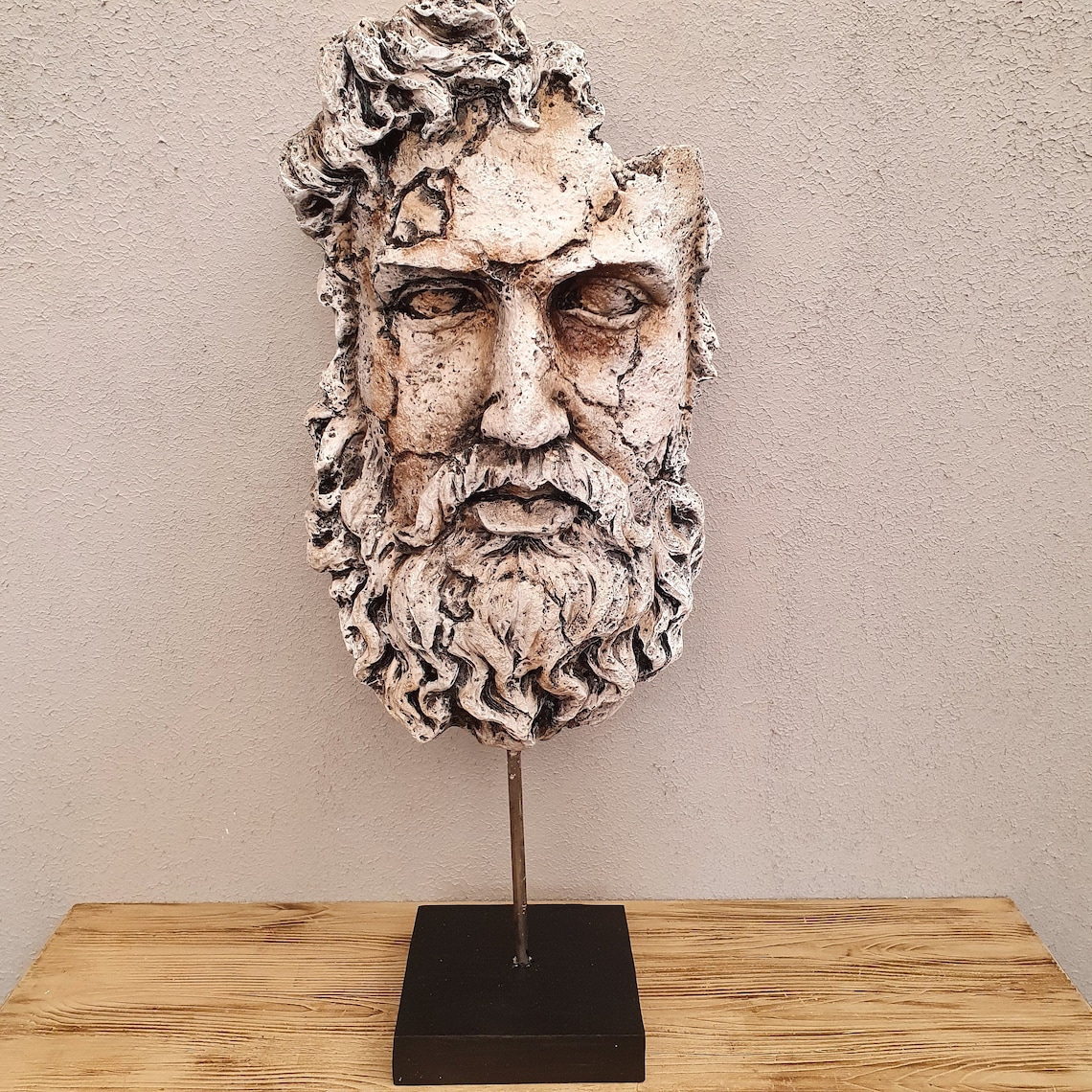 Decorative Giant Zeus Statue Antique Sculpture Greek Etsy
