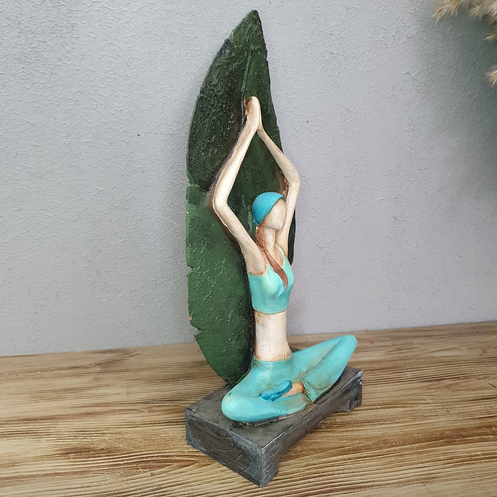 Decorative Woman Yoga Pose Statue Yoga Sculpture Homedecor Etsy