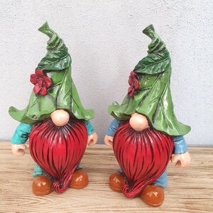 Decorative Bearded Dwarf Figurine, Dwarf Bust, Red Bearded Dwarf, Dwarf Vintage, Dwarf Statue, Home Decor, Housewarming gift,Elegant trinket