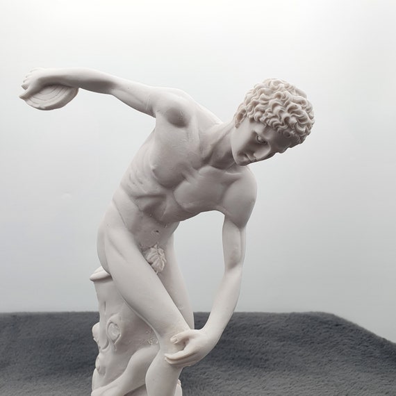 Discobolus Statue Roman Greek Sculpture of a Nude Athlete - Etsy
