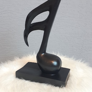 Large Musical Note Statue, 10.63 Inches, Musical Note Sculpture, Home Decor, Housewarming gifts, Musician gift, Mother&#39;s Day Gift
