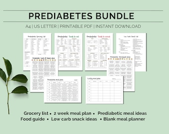 Prediabetes bundle, Food guide, Diabetic food list, Prediabetes diet, Diabetic meal plan, Low carb food list,Diabetes awareness,Download PDF