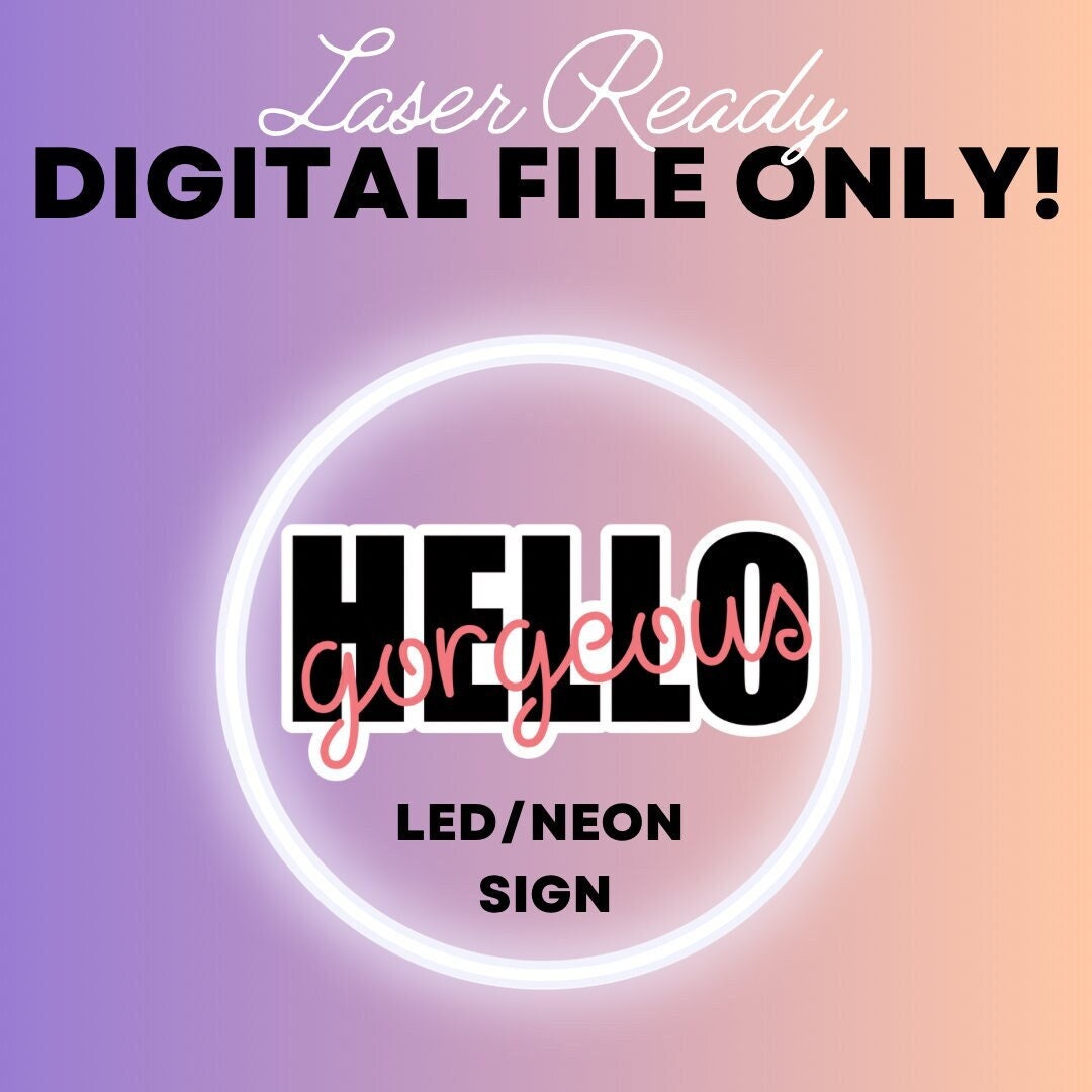Neon Flex Hello Signmake Your Own Signdiy LED Signdigital
