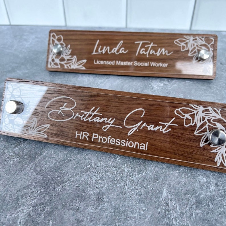 Double Layer Floral Name Plate-digital SVG File Only-curvy Creationz - Etsy