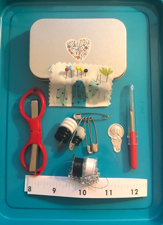 New Travel Sewing Kit with case small sewing kit sewing Etsy