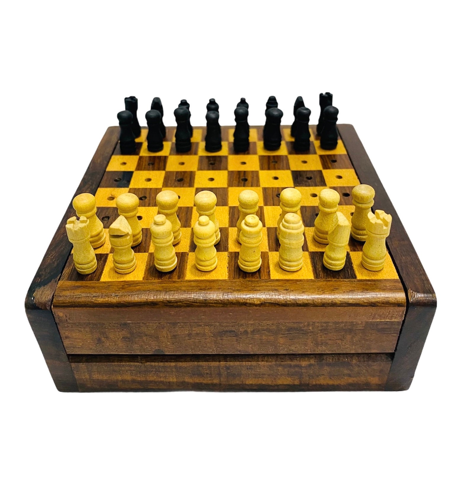 Carry Bag for Chess Pieces Portable Chess Set Gifts for Kids and Adults Premium Folding Chess Board Aorkeay Magnetic Chess Set Travel Chess Set 