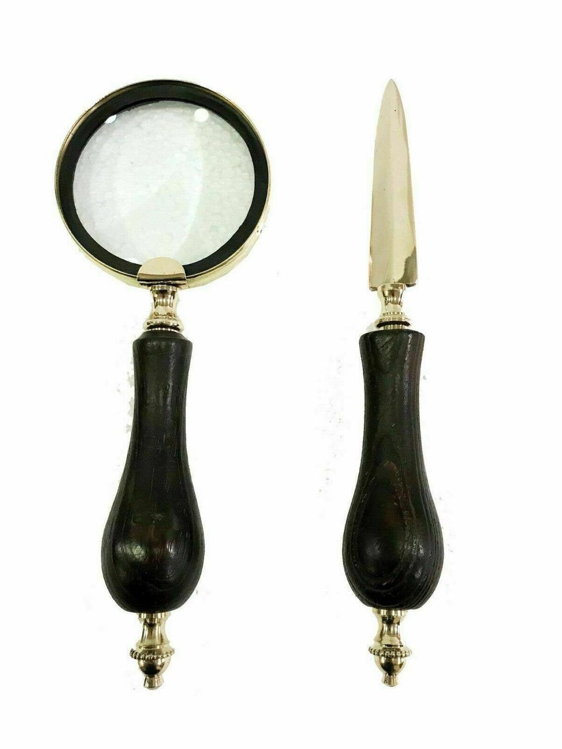 Marino Tienda Náutica Decorativa Latón Lupa y Abridor de | Etsy