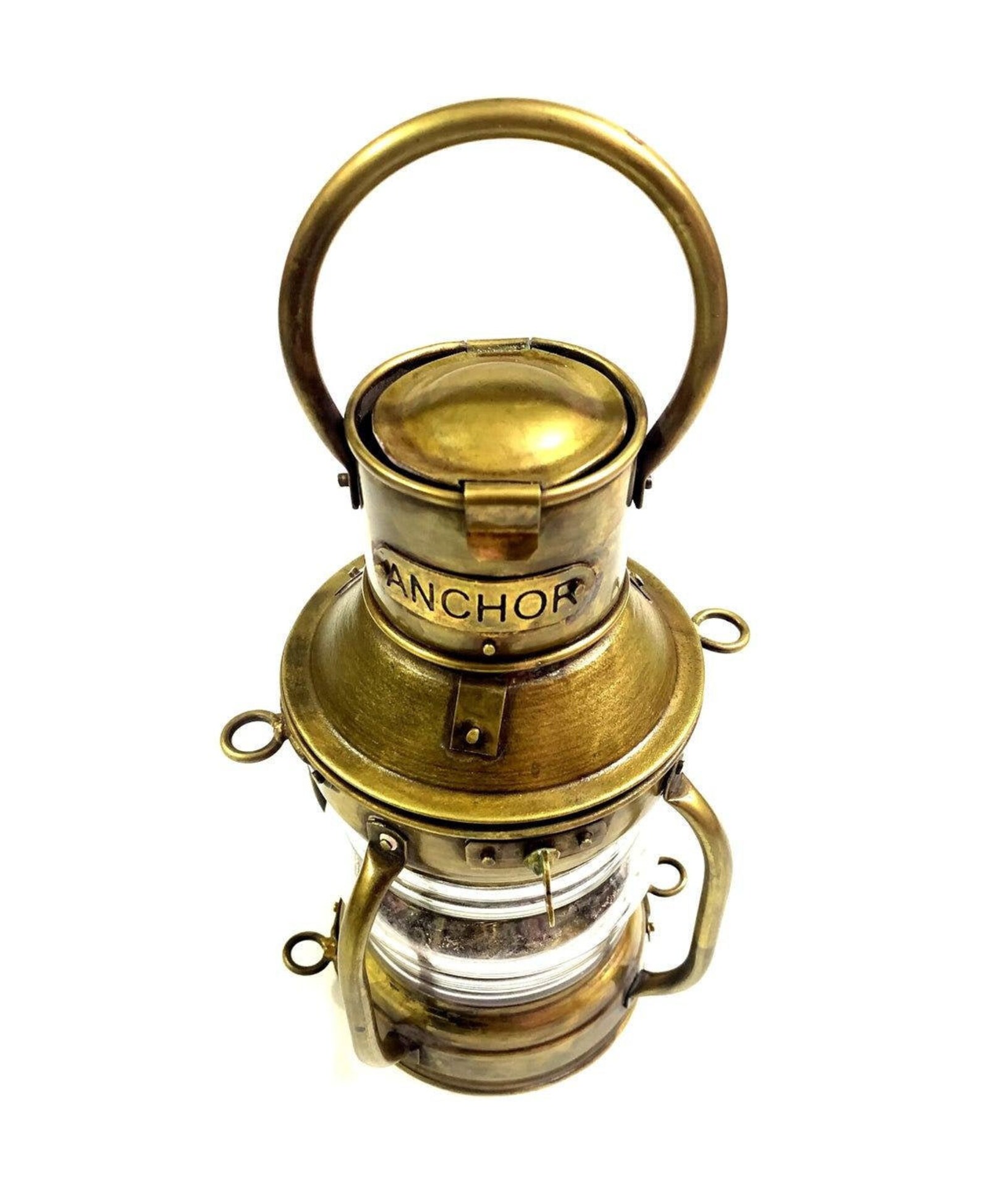 Antique Anchor Oil Lamp Vintage Nautical Maritime Boat Ship Etsy